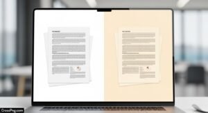 Pdf background color change image