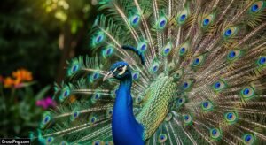 Peacock background hd image