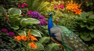 Peacock background image