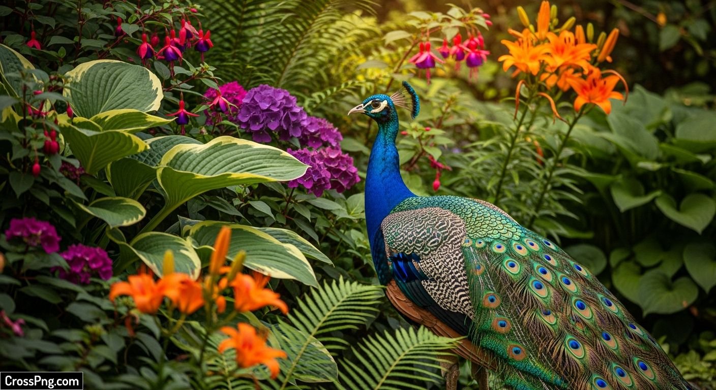 Peacock background image