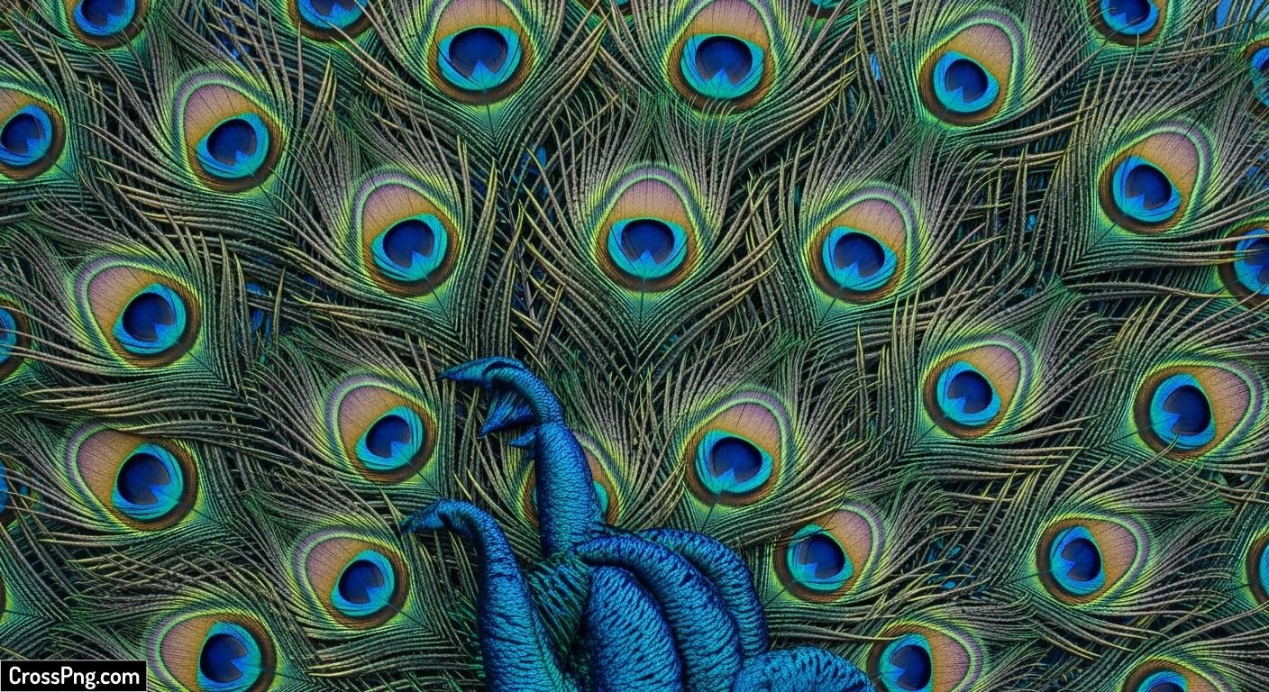 Peacock feather background image