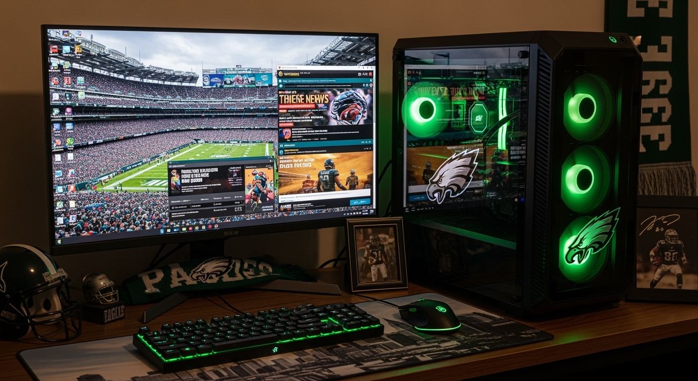 Philadelphia eagles computer image