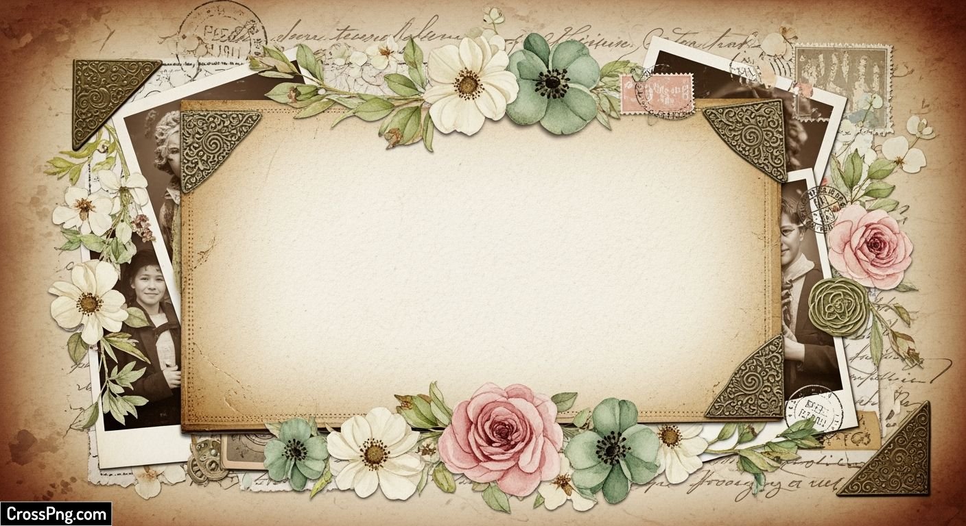 Photo album background design image 2