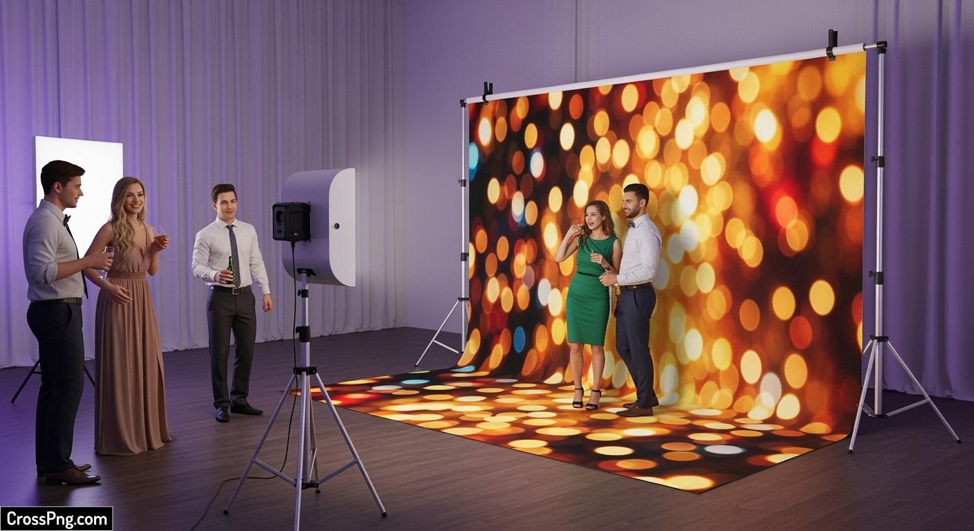 Photo stand background image