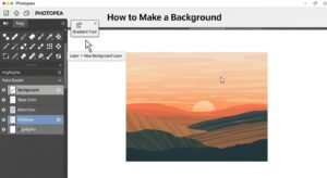 Photopea how to make background image 4