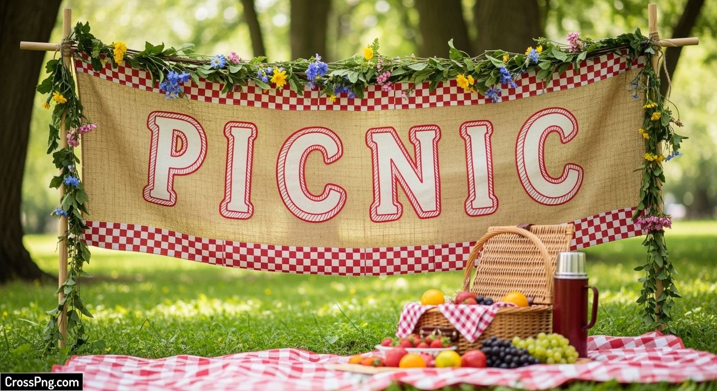 Picnic banner background image