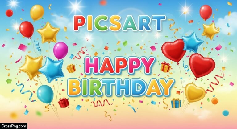 Picsart birthday banner background image