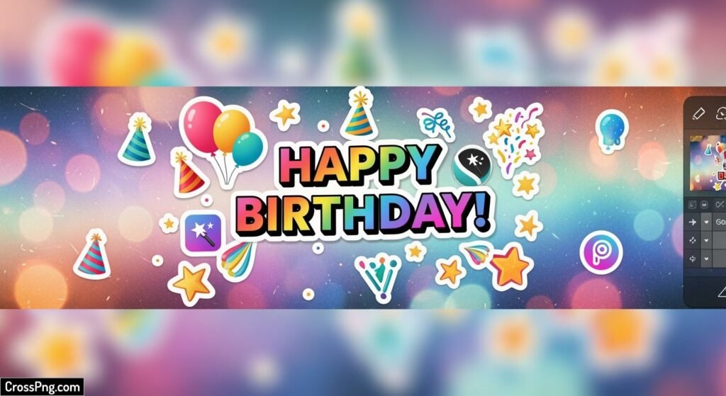 Picsart editing ok picsart birthday banner image