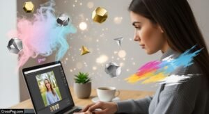 Picsart girl photo editing background image