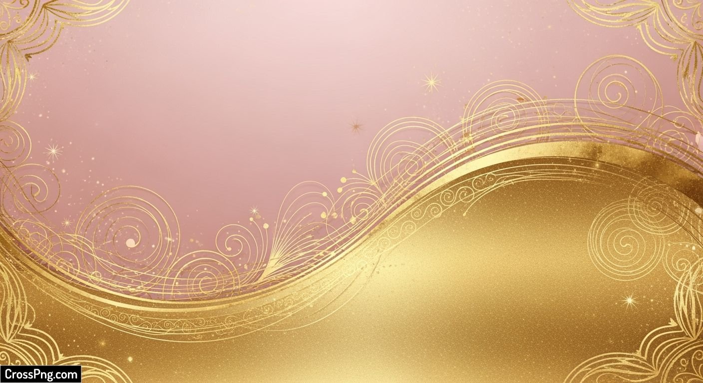 Pink and gold background image 3