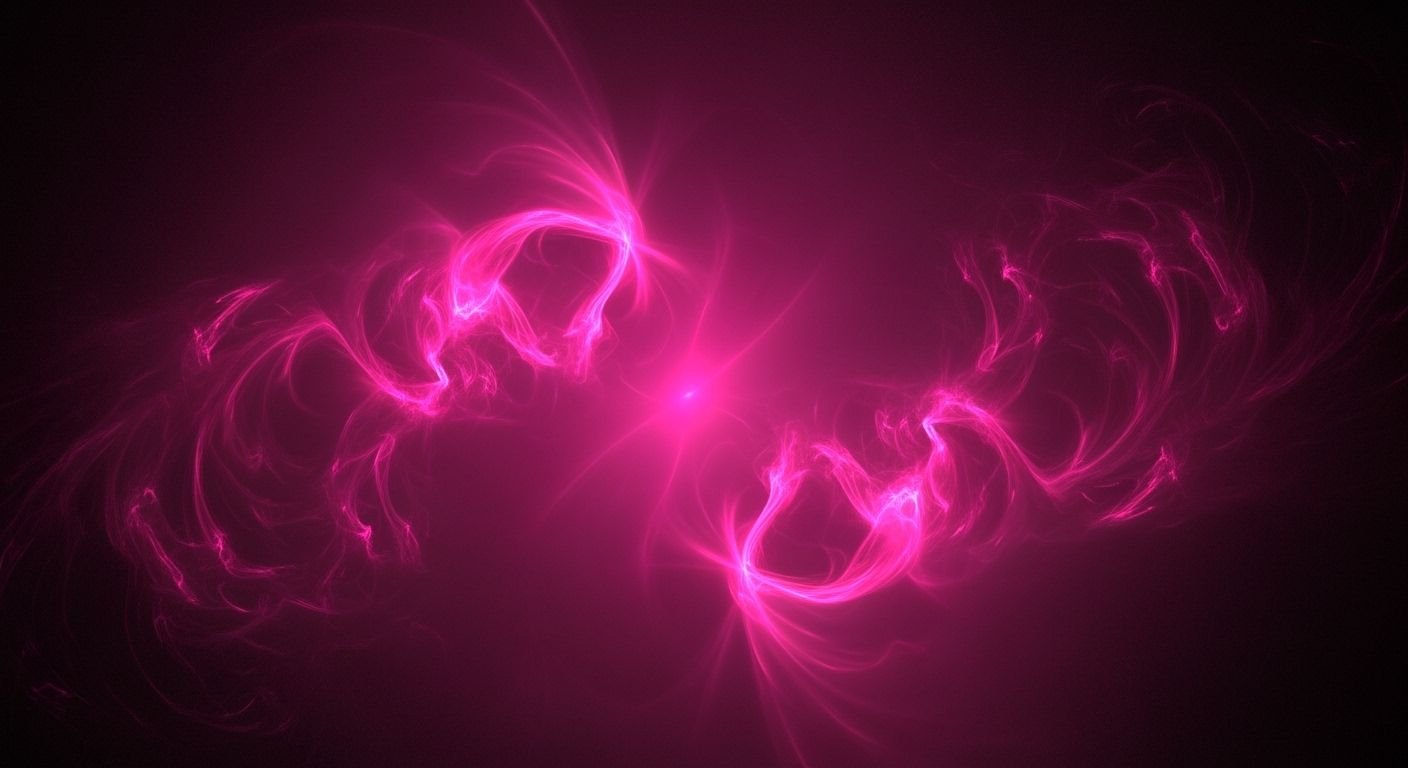 Pink aura background image