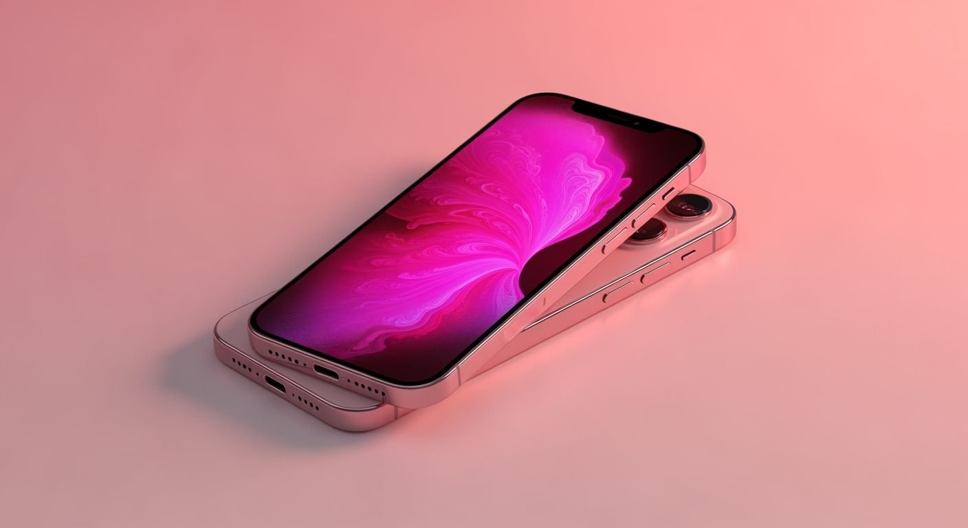 Pink background iphone image 3