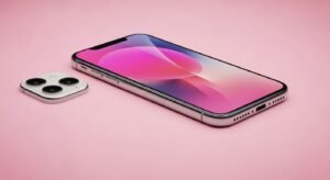 Pink background iphone image