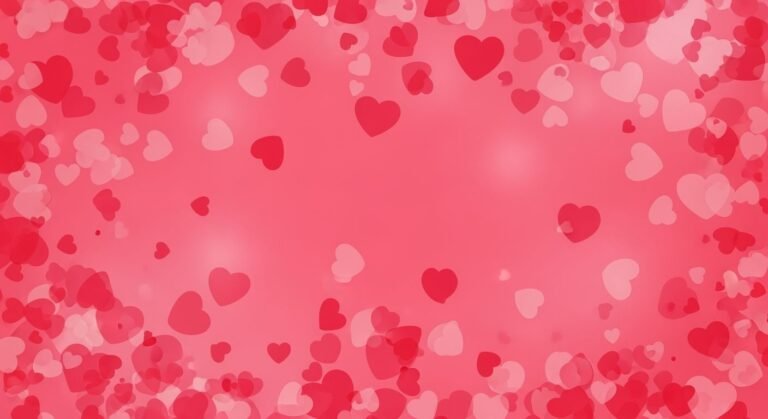 Pink background with hearts image 4