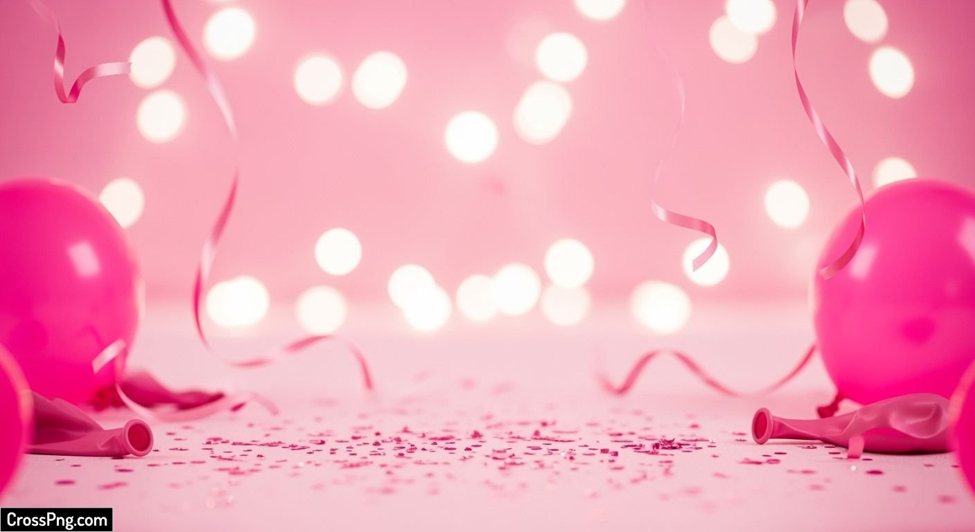 Pink birthday background hd image 3