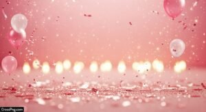 Pink birthday background hd image