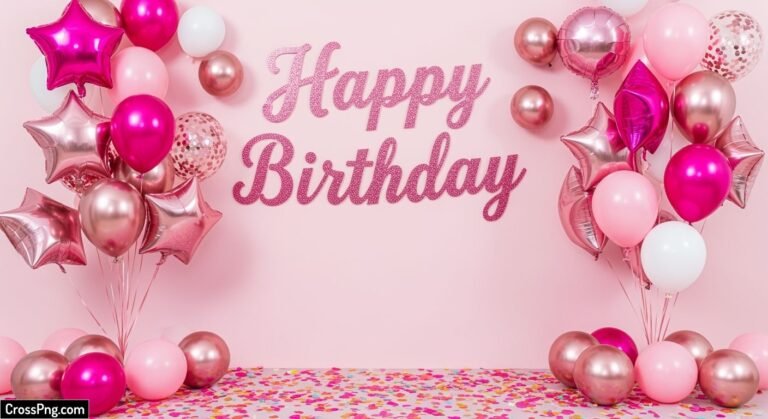 Pink birthday background image