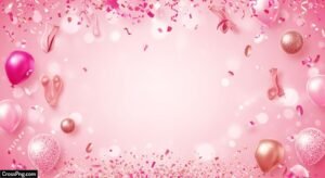 Pink birthday background image 3