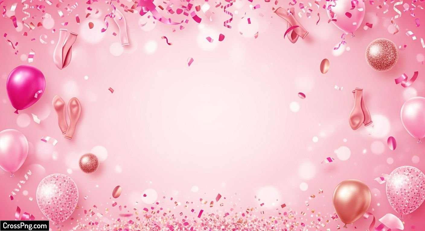 Pink birthday background image 3