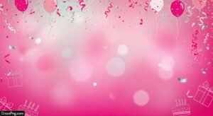 Pink birthday background image