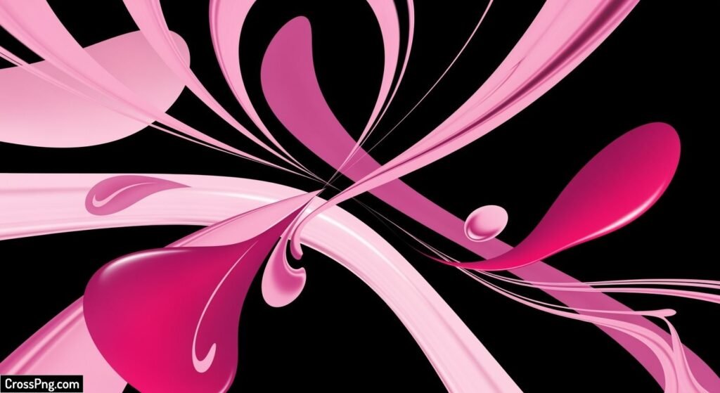 Pink black background image 2