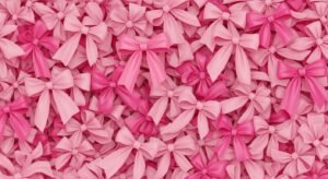 Pink bow background image
