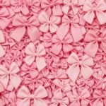 Pink bow background image 4
