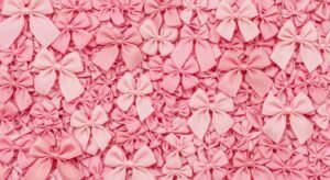 Pink bow background image 4