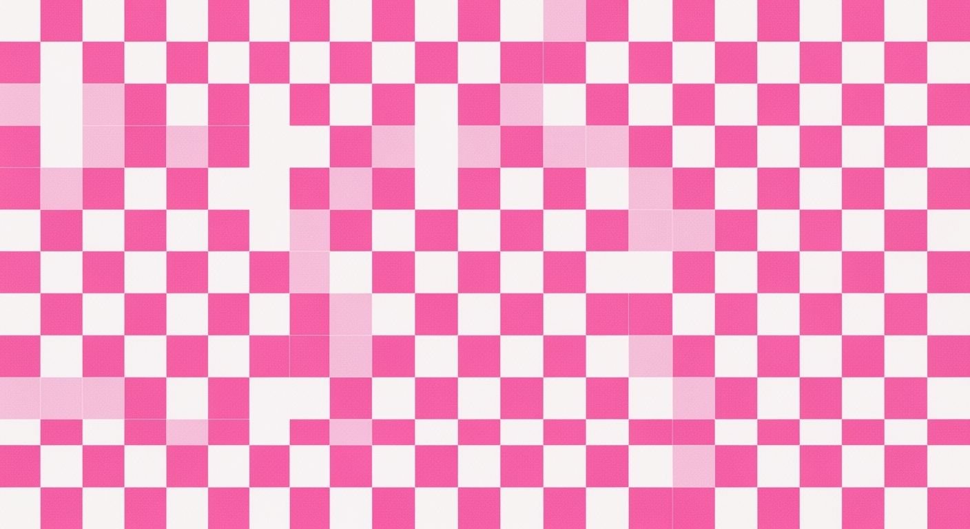 Pink checkered background image 2