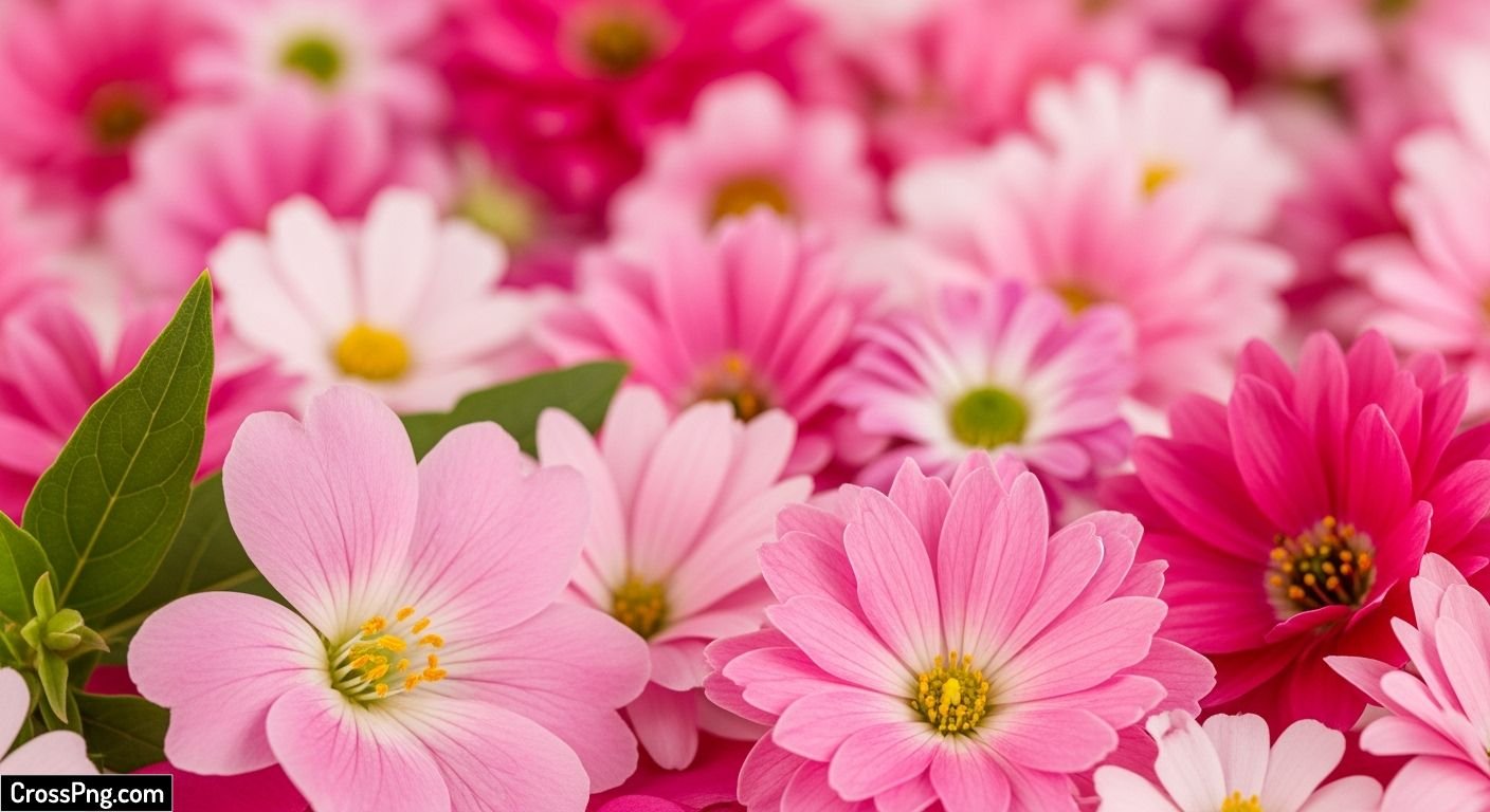 Pink flower background hd image 3
