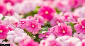 Pink flower background image 2