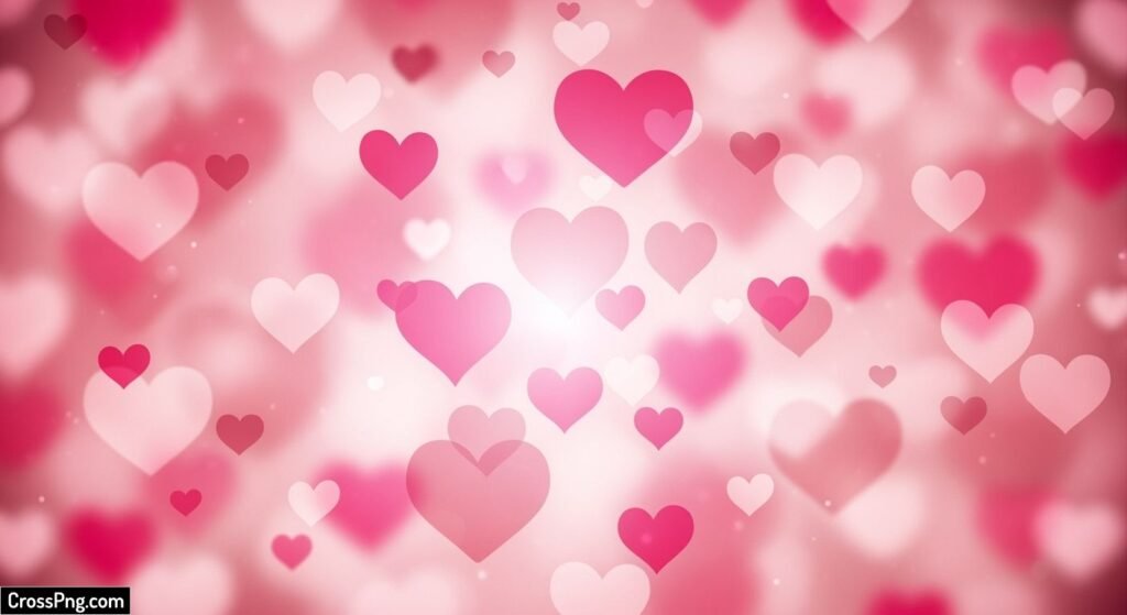 Pink heart background image
