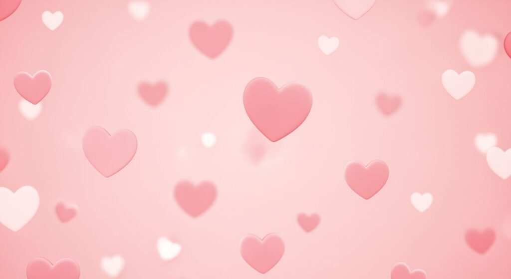 Pink heart background image 2
