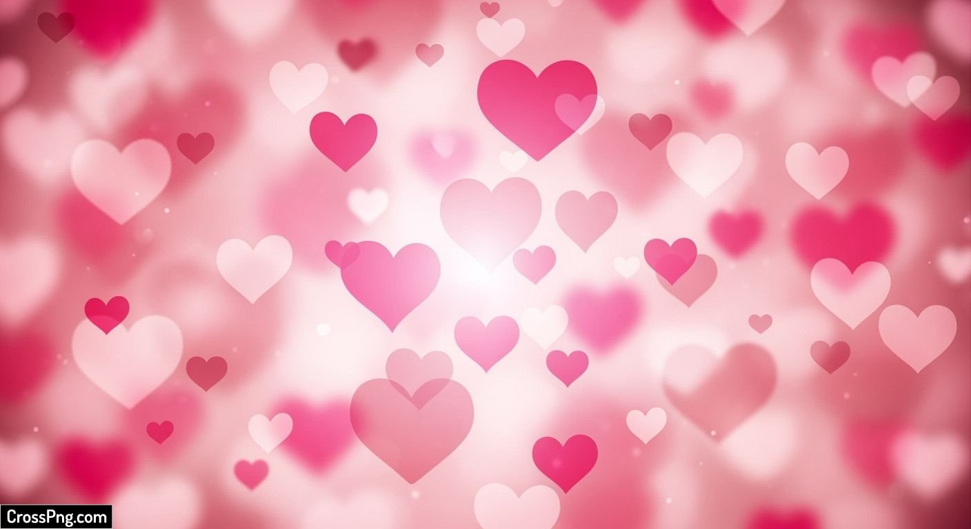 Pink heart background image
