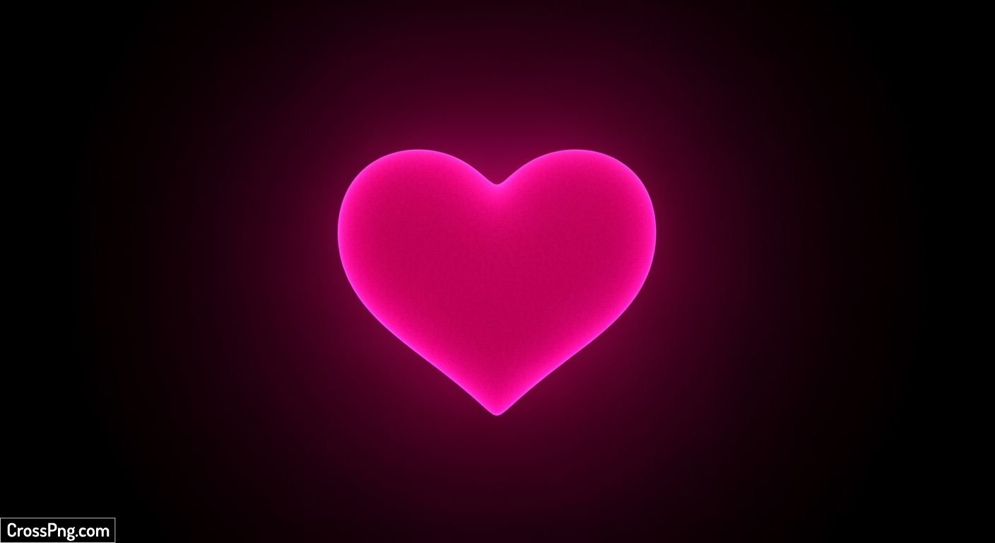 Pink heart black background image