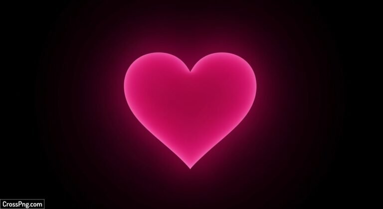 Pink heart black background image