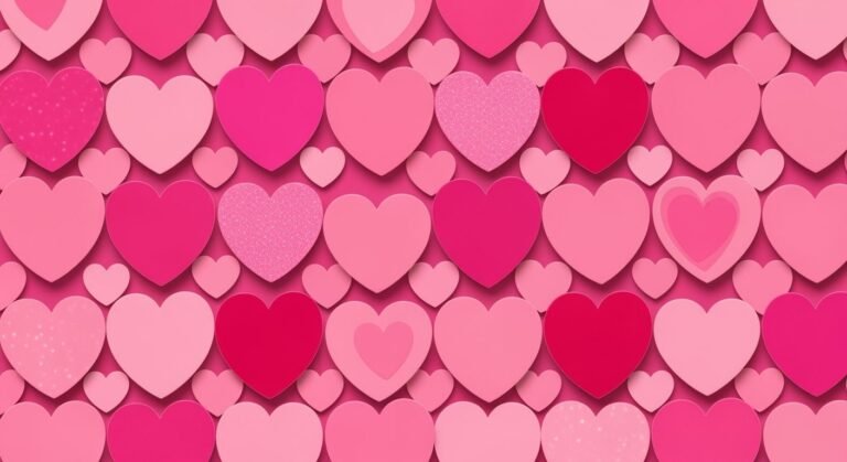 Pink hearts background image