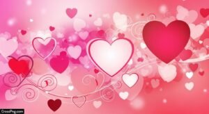 Pink love background image