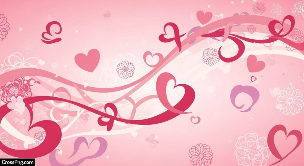 Pink love background image