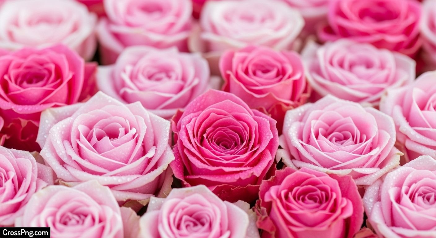 Pink rose flower background image