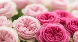 Pink roses background image 4