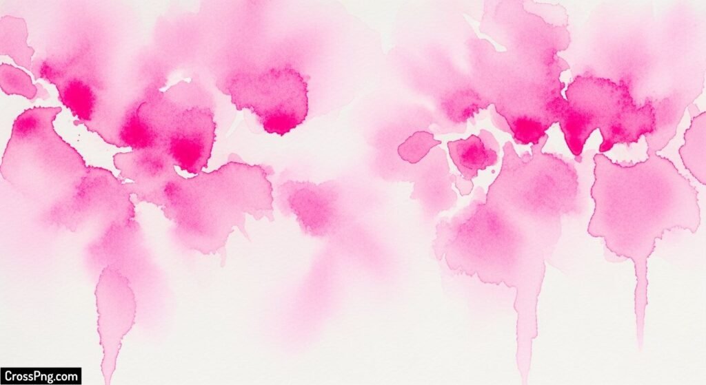 Pink watercolour background image 3