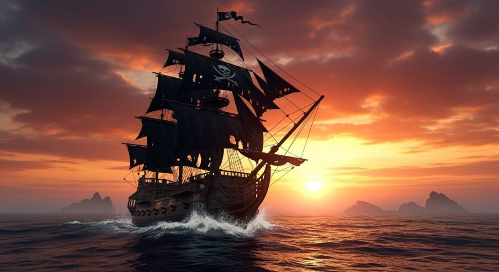 Pirate ship background image 2