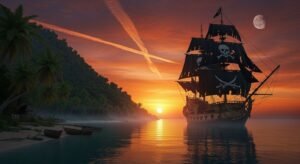 Pirate ship background image 3
