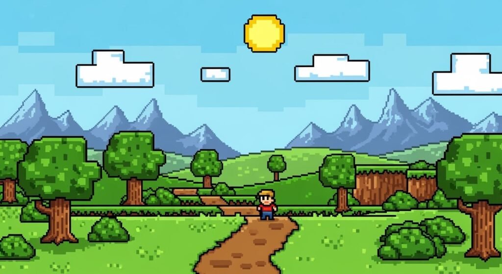 Pixel background image 2