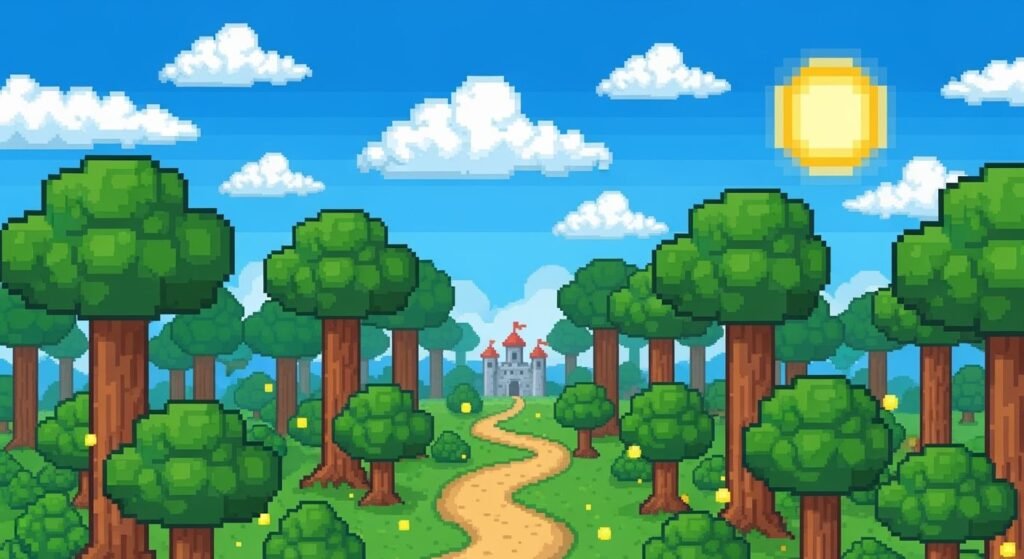 Pixel background image 4