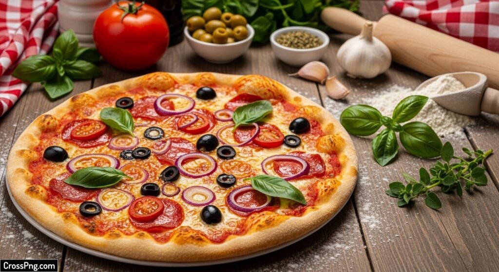 Pizza background image 2