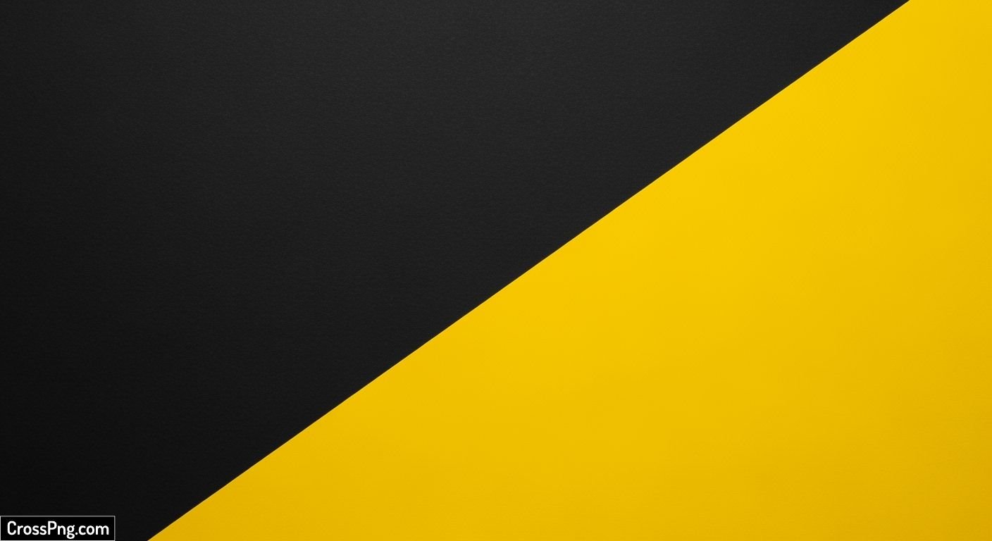 Plain black and yellow background image