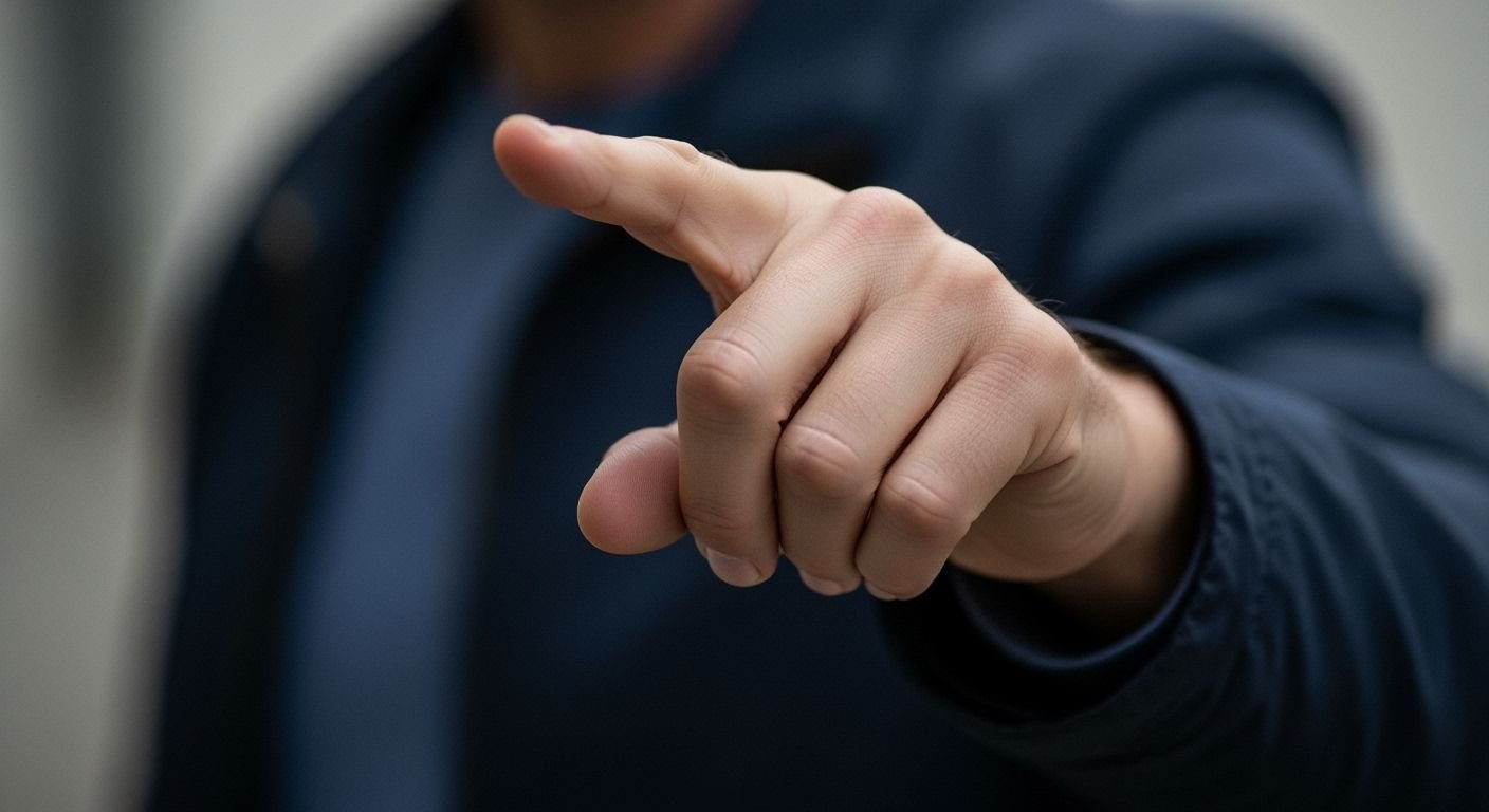 Pointing at something image 2