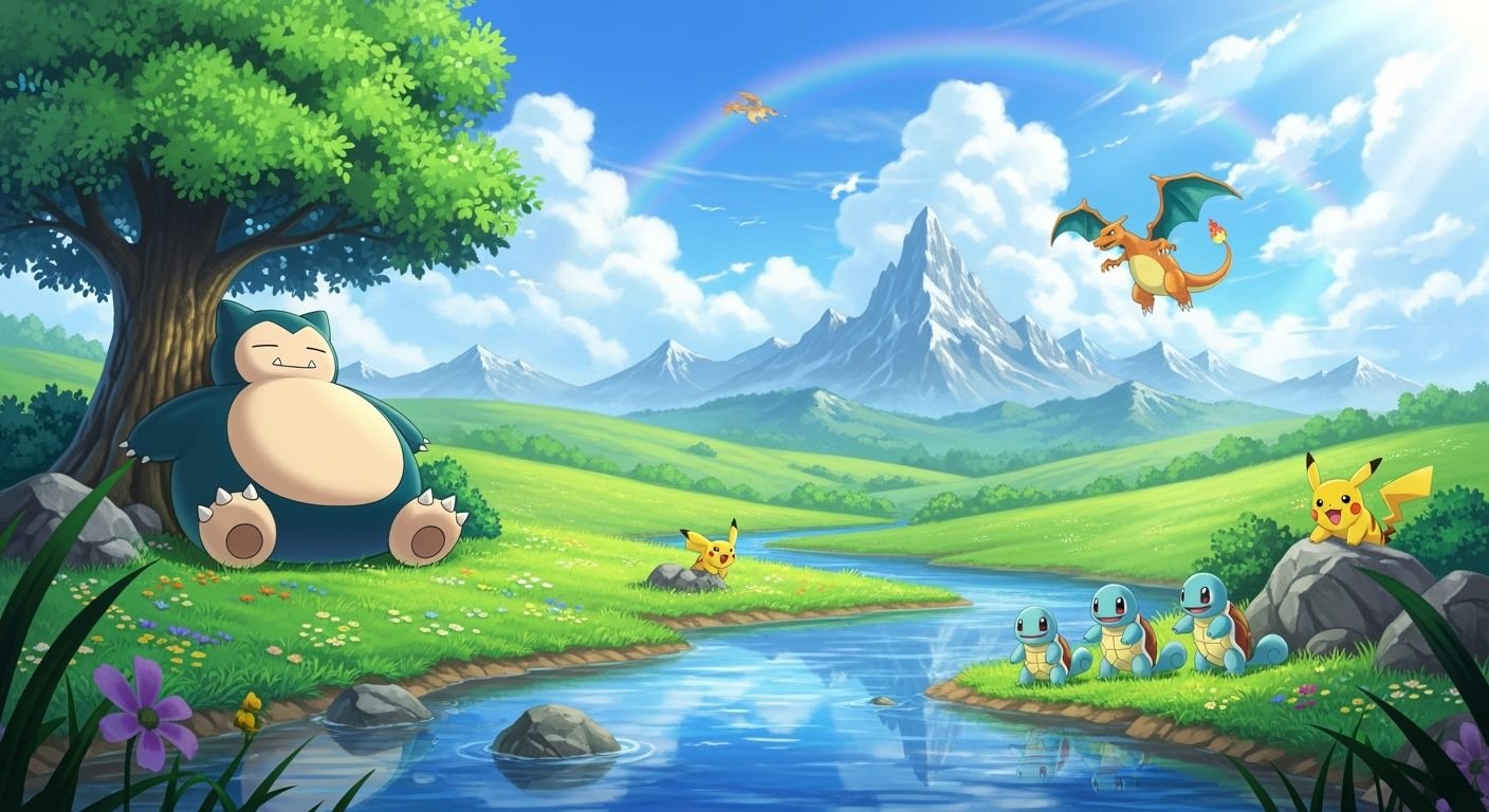 Pokemon background wallpaper image